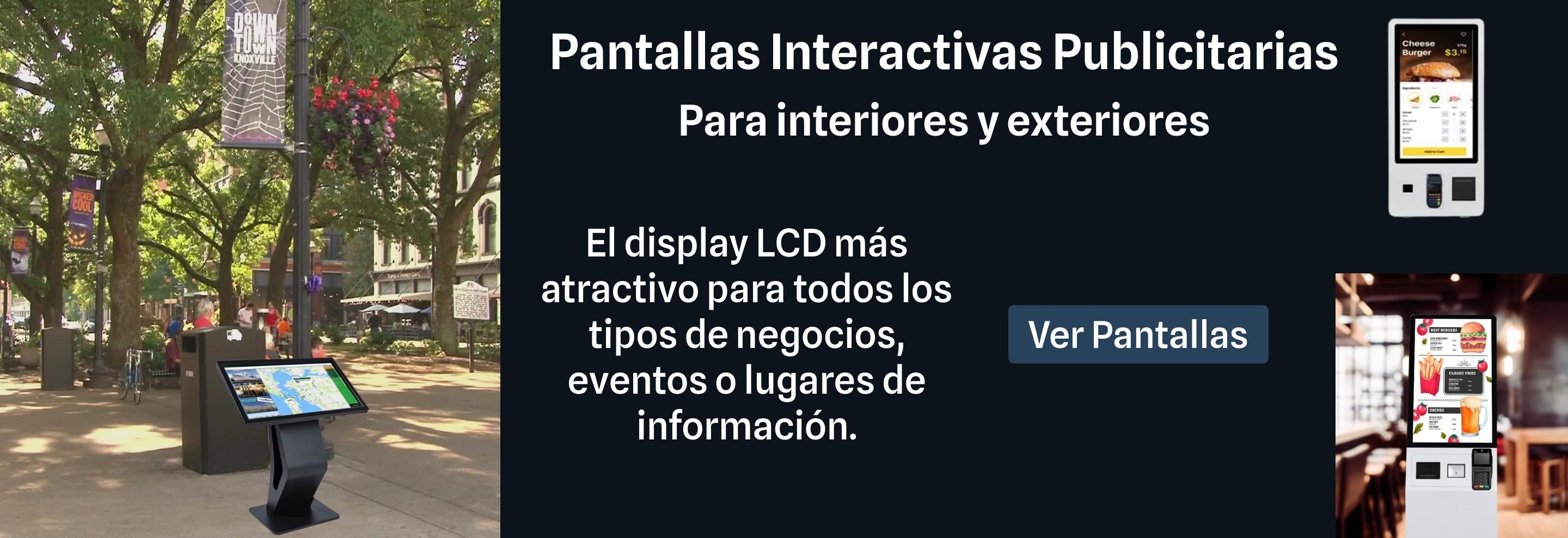Pantallas Interactivas Publicitarias